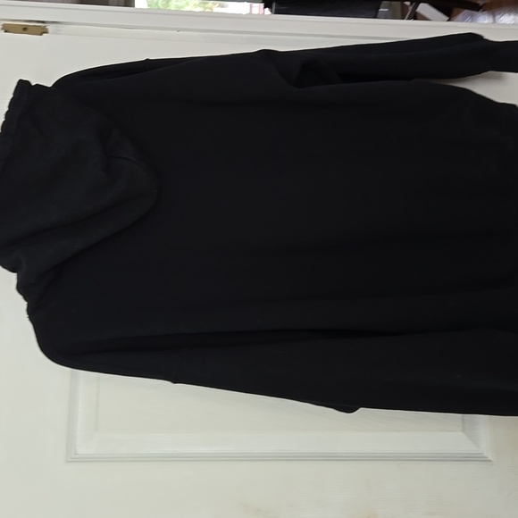 Gildan Black Hoodie with Rainbow Heartbeat Design - Picture 2 of 4